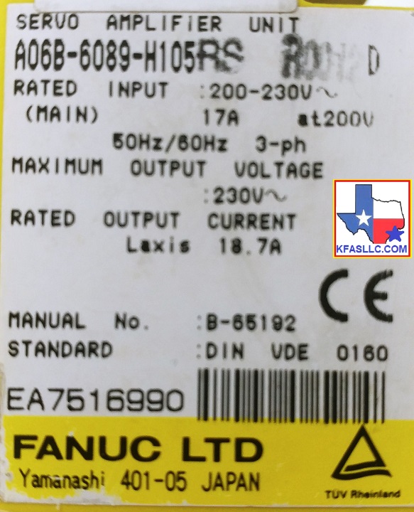A06B-6089-H105 EA7516990